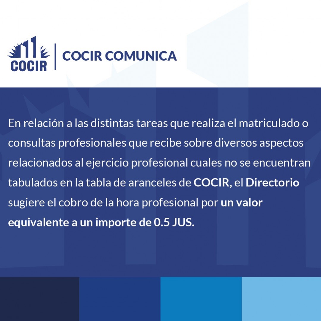 Cocir COMUNICADO
